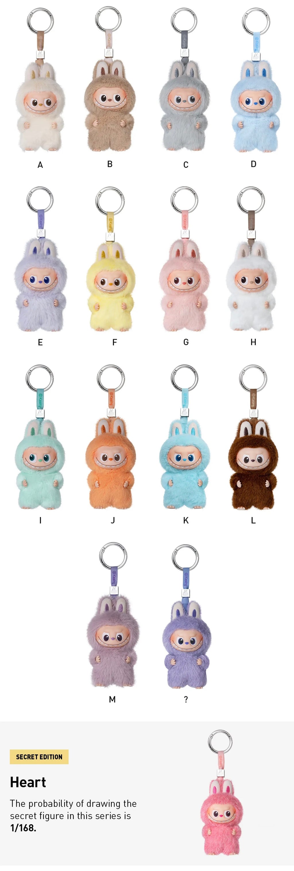 Pop Mart Labubu Pin For Love (A-M)