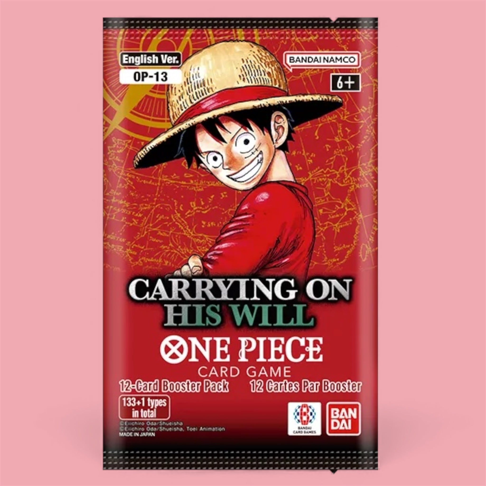 One Piece: Carrying On His Will (OP-13) Booster Pack (English)
