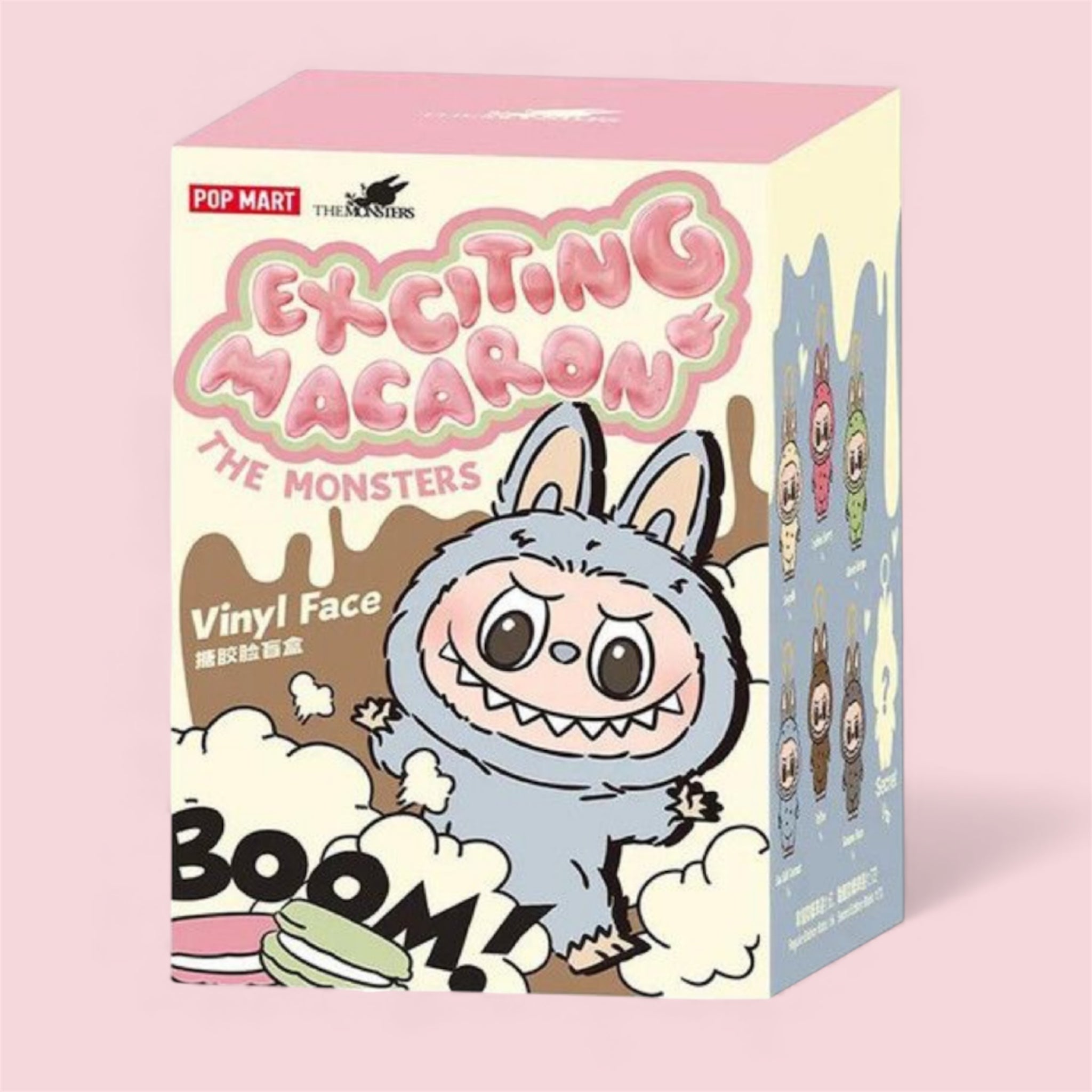 Pop Mart Labubu Exciting Macaron Vinyl Face Plush Pendant