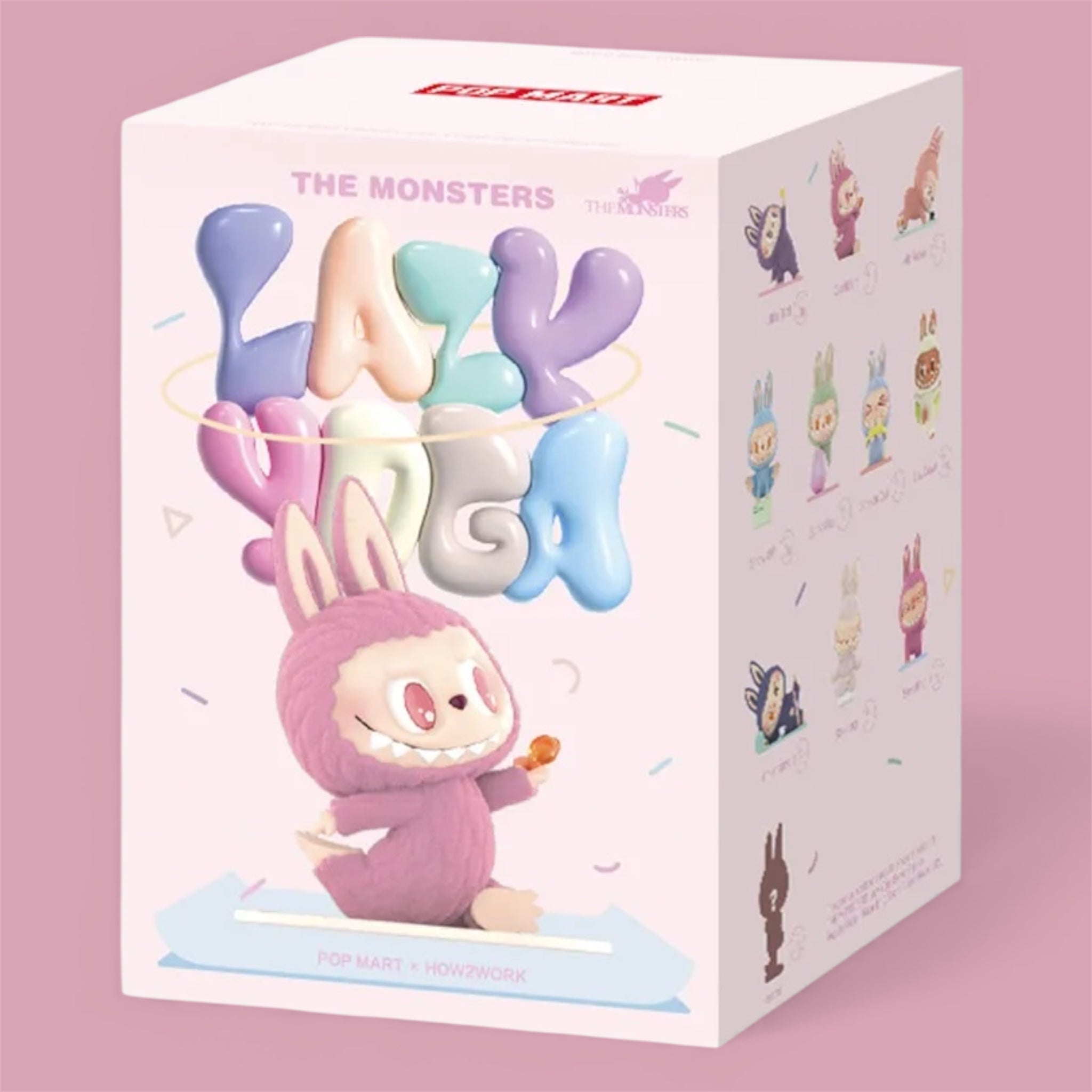 Pop Mart Labubu Lazy Yoga Vinyls