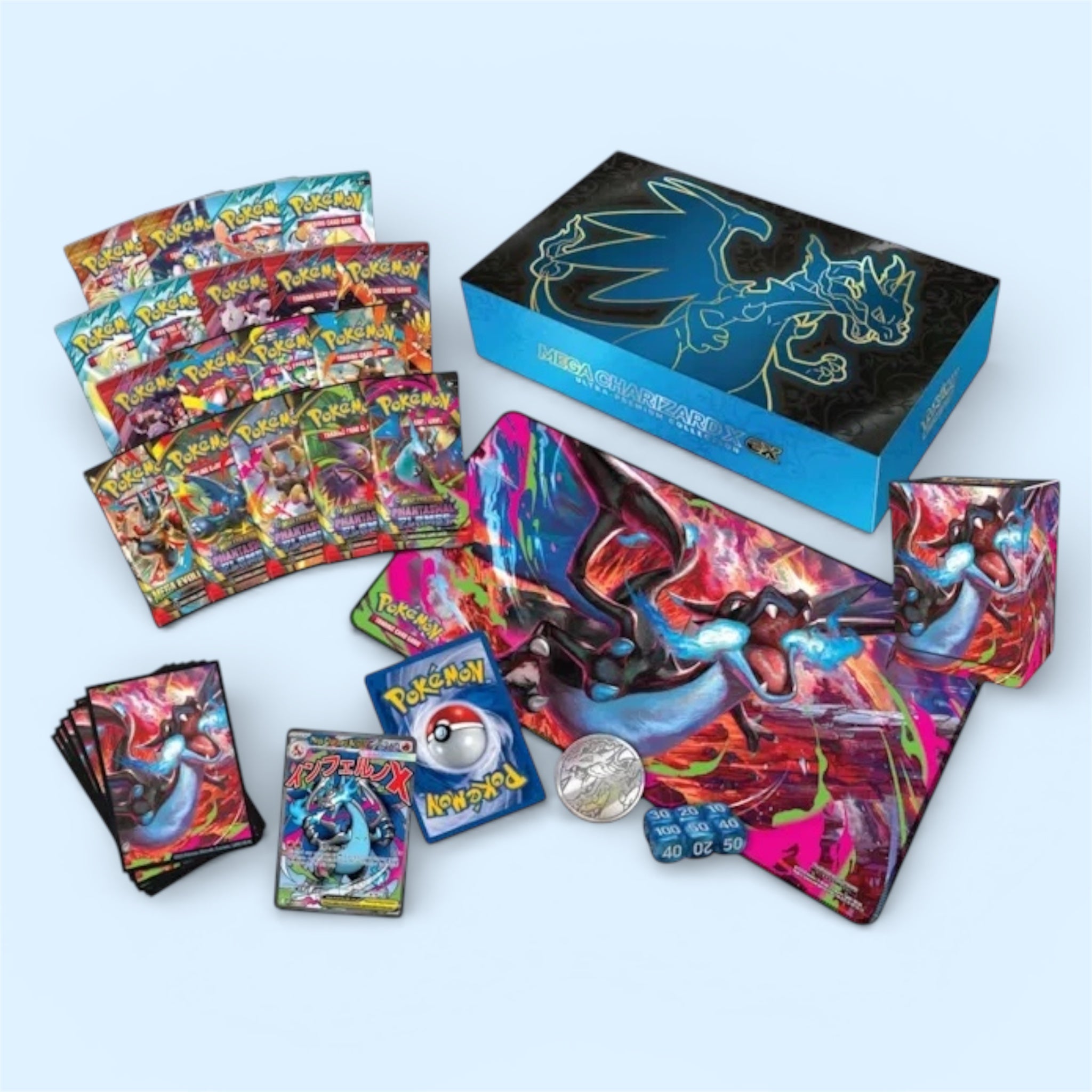 Pokémon Mega Evolution Charizard X EX Ultra Premium Collection