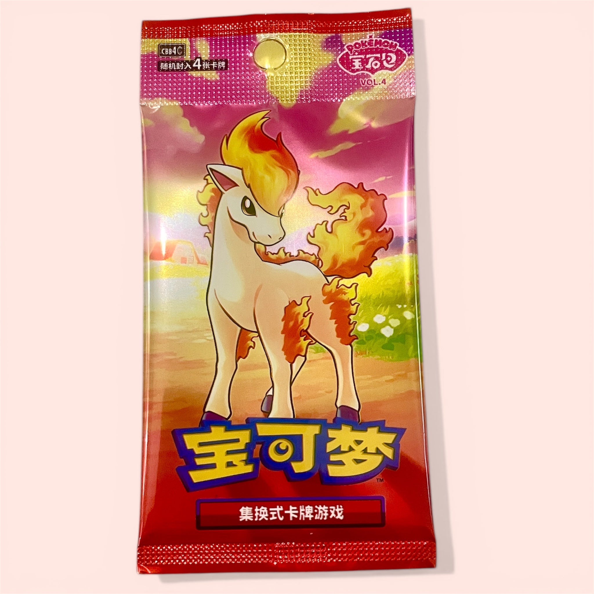 Pokémon Gem 4 Booster Pack (Chinese)